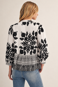 Acanthus Printed Top