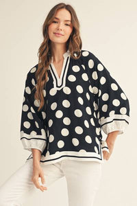 Margo Polka Dot Top