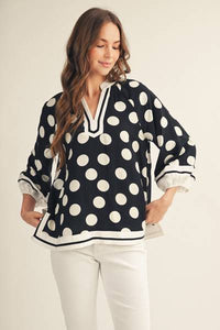 Margo Polka Dot Top