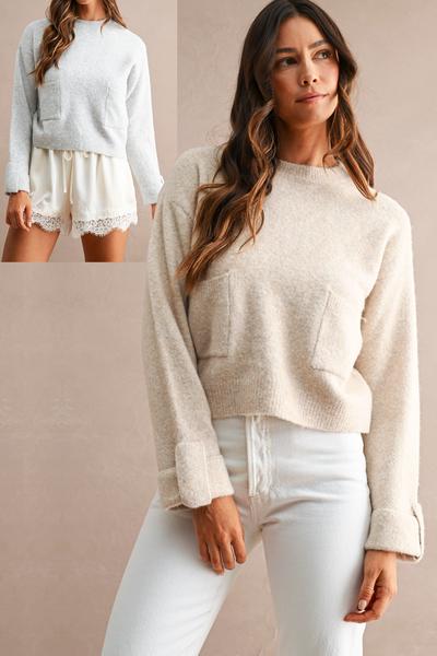 Birdie Front Pocket Sweater