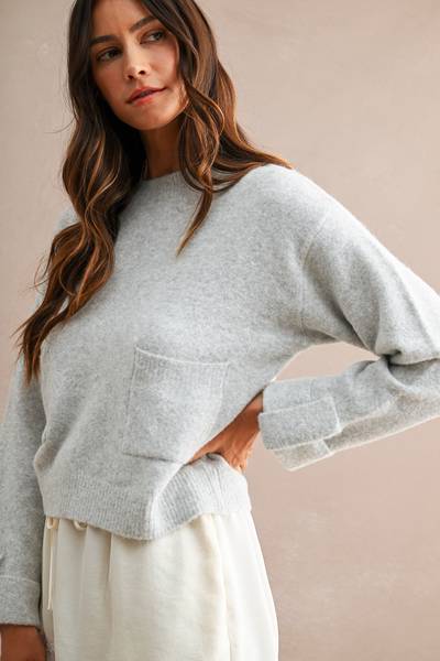 Birdie Front Pocket Sweater