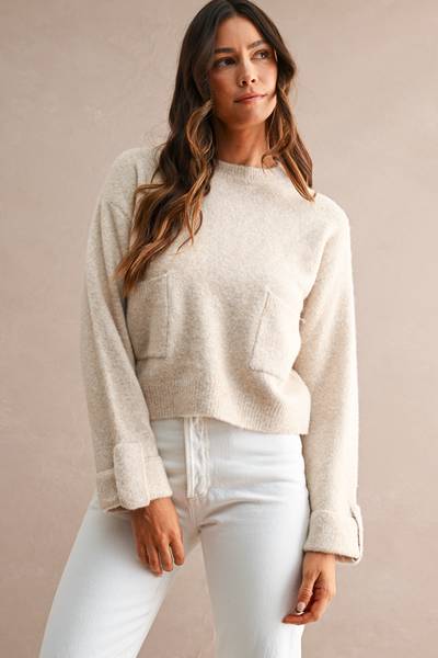 Birdie Front Pocket Sweater