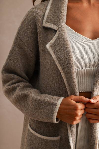 Juniper Collared Sweater Duster
