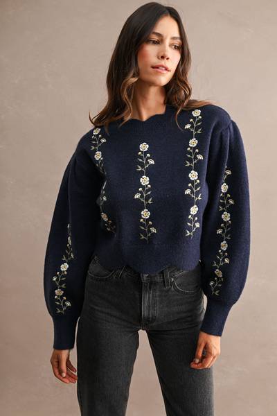 Wren Embroidered Sweater