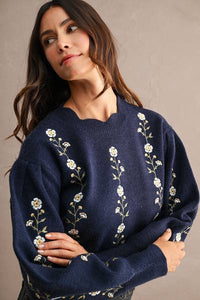 Wren Embroidered Sweater