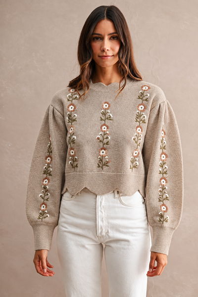 Wren Embroidered Sweater