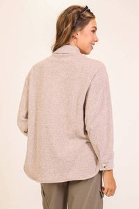 Brushed Waffle Weave Shirt