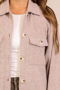 Brushed Waffle Weave Shirt