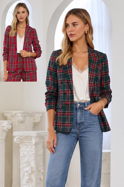 Wilhemet Plaid Blazer
