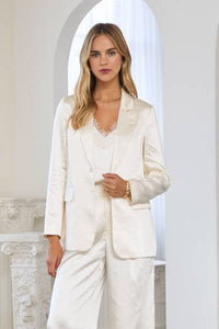 Heidi Satin Blazer