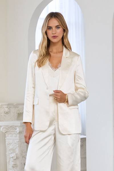 Heidi Satin Blazer