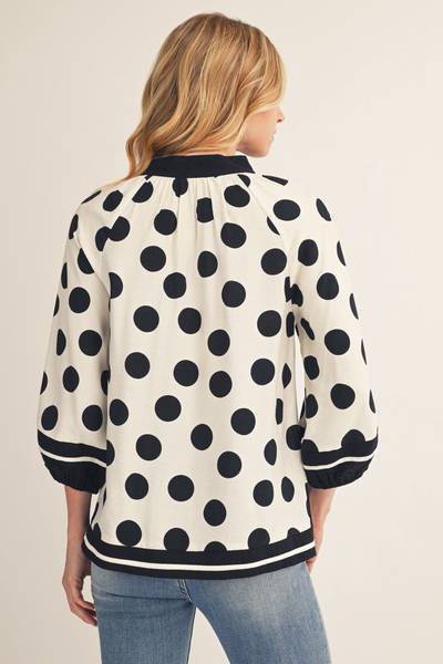 Margo Polka Dot Top