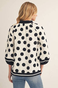 Margo Polka Dot Top