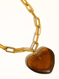 Rouelle Heart Chain Necklace