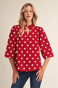 Nonella Polka Dot Top