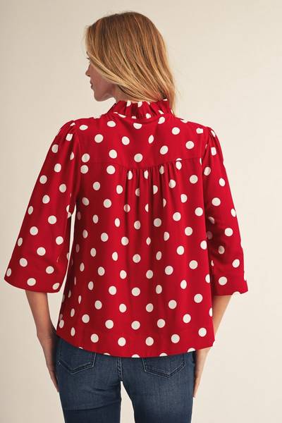Nonella Polka Dot Top