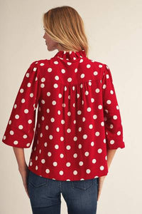 Nonella Polka Dot Top