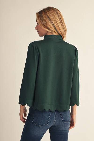 Jilly Scalloped Top