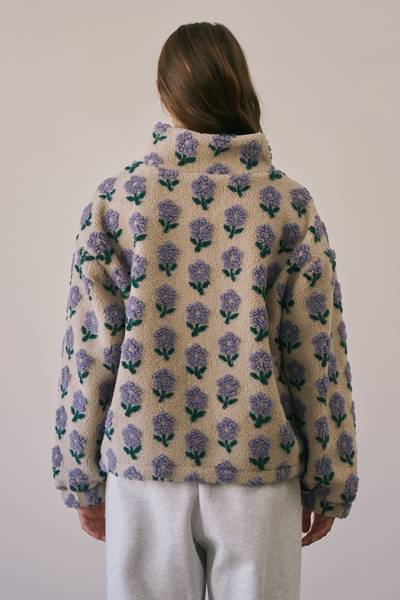 Daisy Sherpa Half-Zip Pullover
