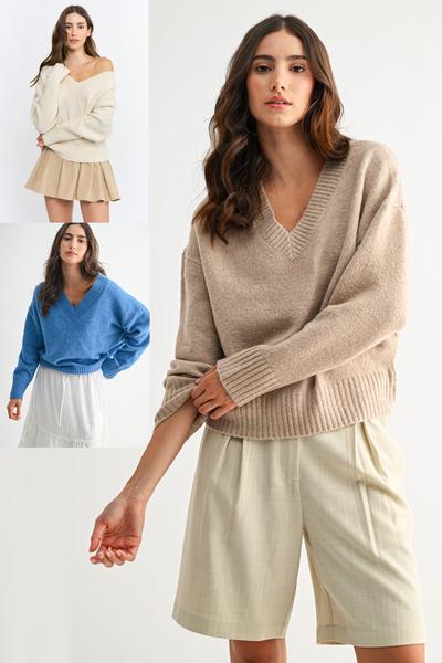 Maxwell V-Neck Sweater