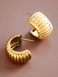 Zoey Reeded Earrings