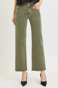 Mackey Mid-Rise Straight Denim