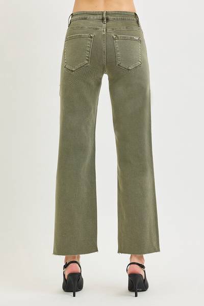 Mackey Mid-Rise Straight Denim