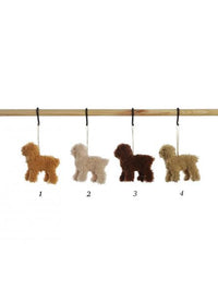Furry Poodle Ornament