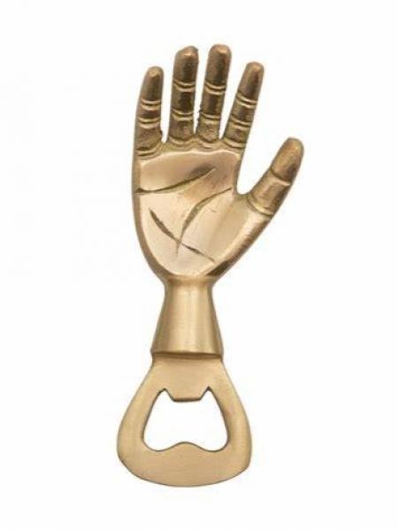 Brass Hand Bottle Opener