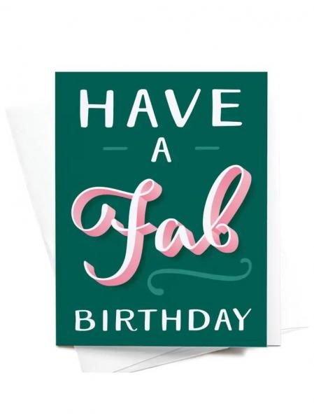 Fab Birthday Card