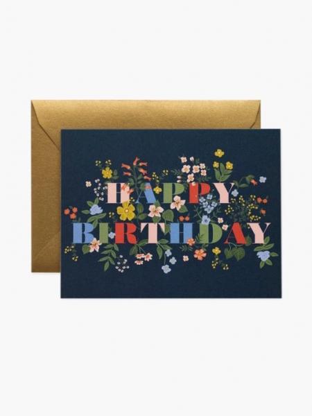 Mayfair Birthday Card