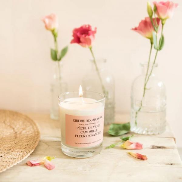 Peche, Chamomille, Fleur d'Oranger Candle