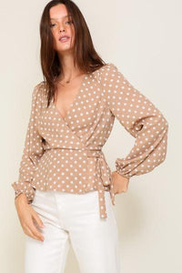 Hingham Faux Wrap Top