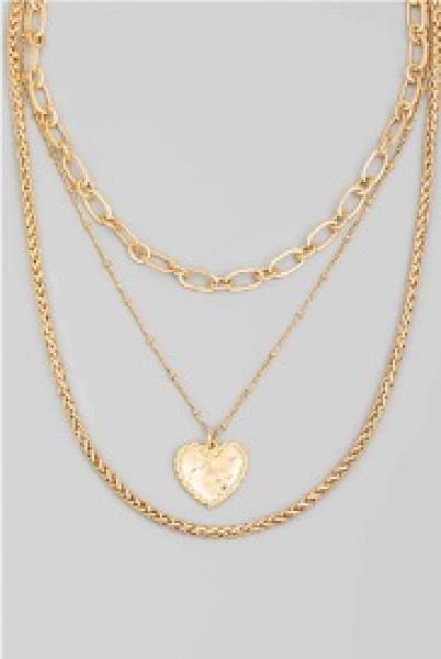 Heart Layer Chain Necklace