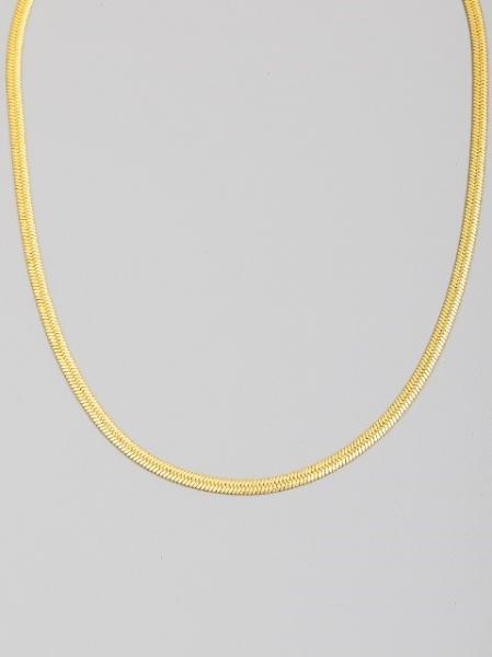 Gold Plated Snake Chain Necklace