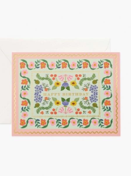 Sicily Garden Birthday Card