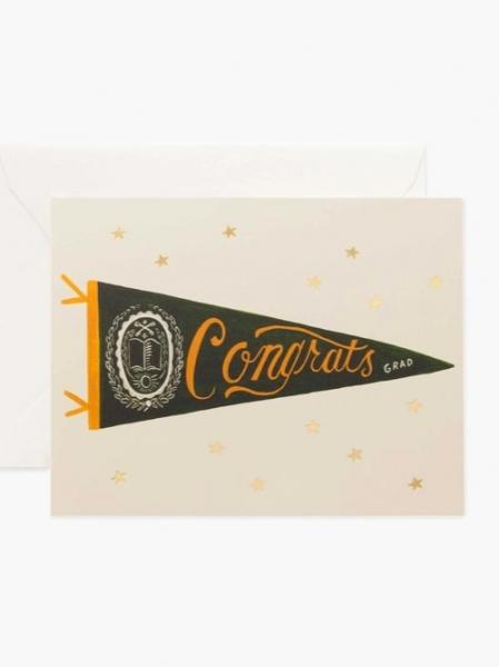 Congrats Grad Pennant Card