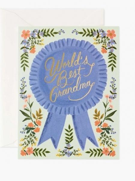 World's Best Grandma Card