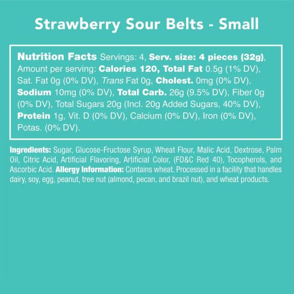 Strawberry Sour Belts