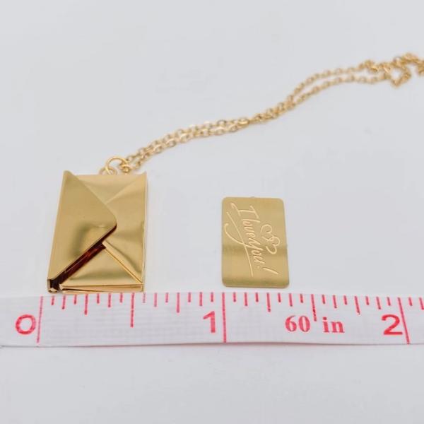 Opening Envelope Necklace