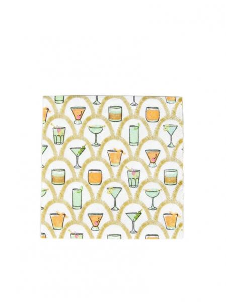 Art Deco Cocktail Napkins