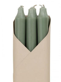 Set of 6 12" Taper Candles - Eucalyptus