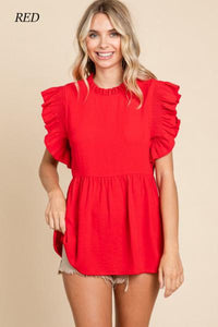 Raphael Ruffle Top