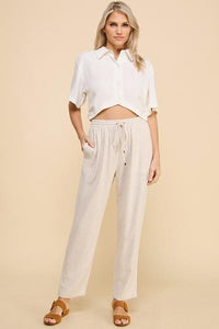 Linen Blend Harro Pants