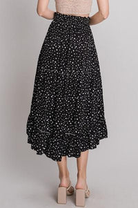 Daphne Dot Hi-Lo Skirt