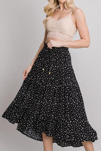 Daphne Dot Hi-Lo Skirt