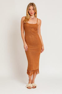 Sadie Fringe Knit Dress