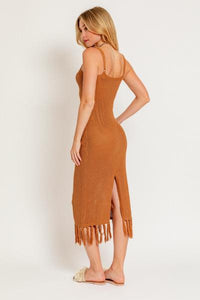 Sadie Fringe Knit Dress