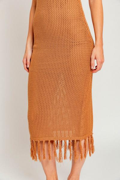 Sadie Fringe Knit Dress