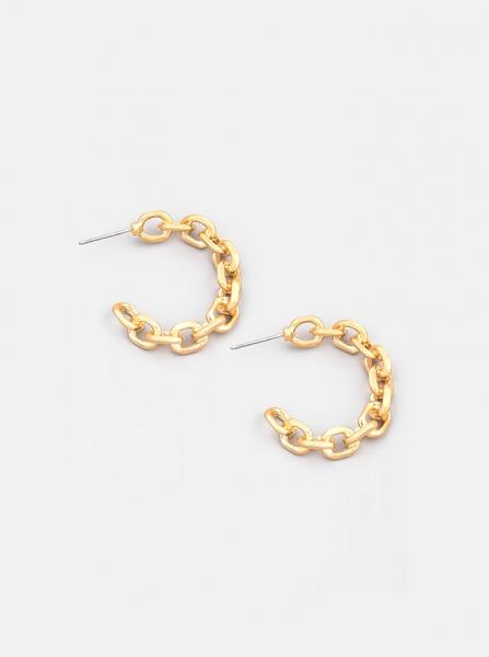 Tula Chain Hoop Earrings